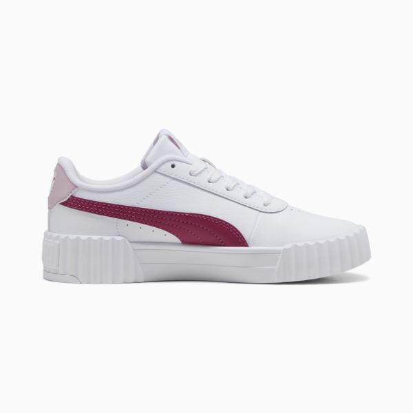 Carina 3.0 Sneakers Youth, PUMA White-Port-Rose Mauve, large-ZAF
