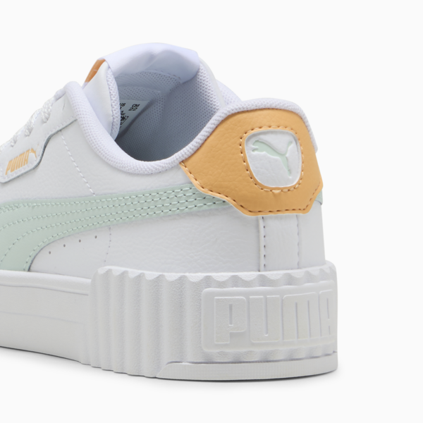 Carina 3.0 Sneakers Youth, PUMA White-Peaceful Blue-Almost Apricot, large-ZAF