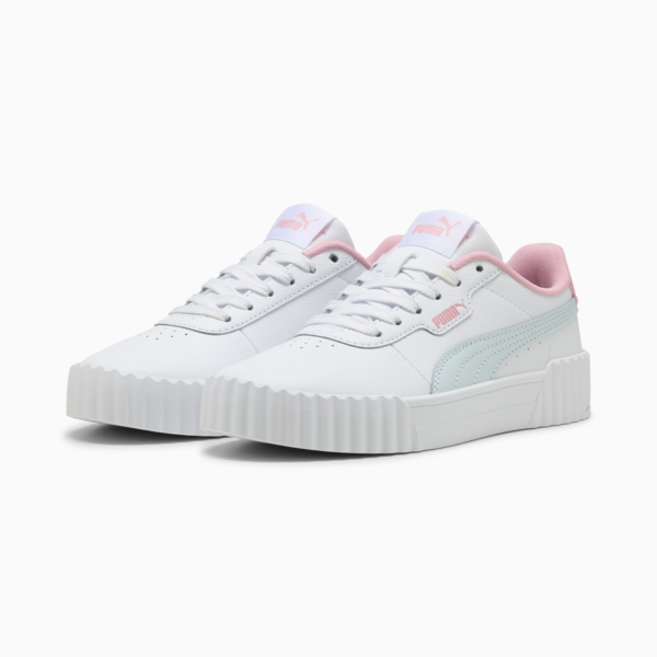 Carina 3.0 Sneakers Youth, PUMA White-Sea Glass, large-ZAF