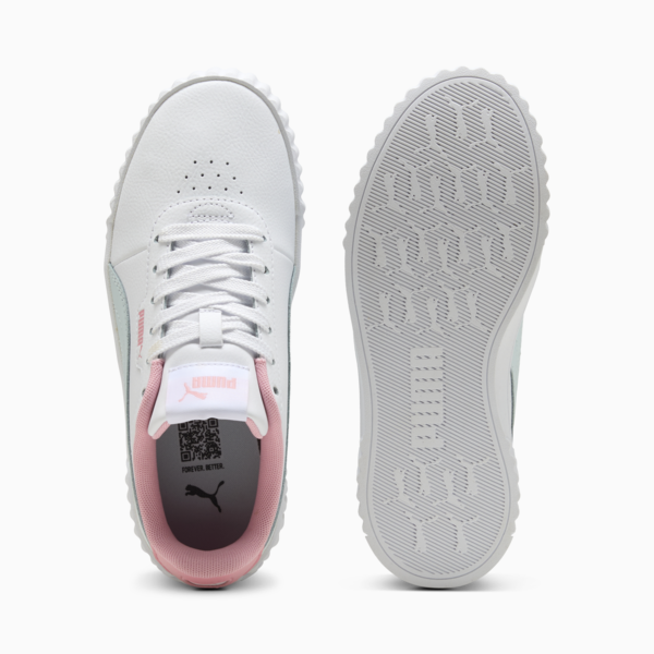 Carina 3.0 Sneakers Youth, PUMA White-Sea Glass, large-ZAF