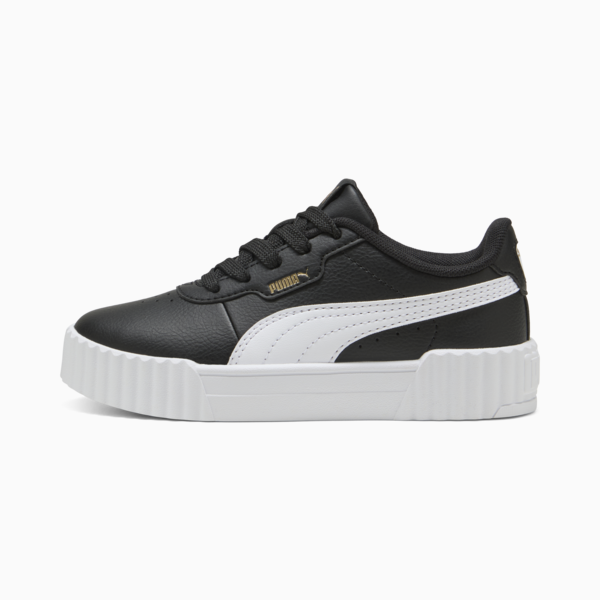 Carina 3.0 Sneakers Kids, PUMA Black-PUMA White-PUMA Gold, large-ZAF