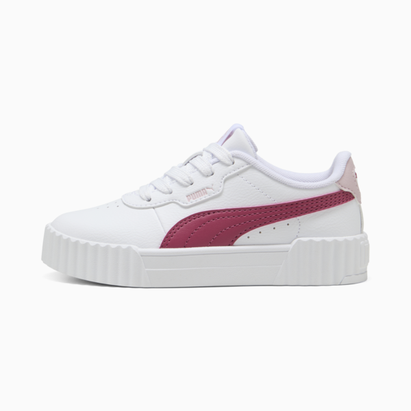 Carina 3.0 Sneakers Kids, PUMA White-Port-Rose Mauve, large-ZAF