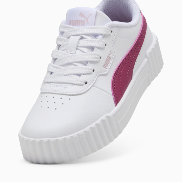 Carina 3.0 Sneakers Kids, PUMA White-Port-Rose Mauve, large-ZAF