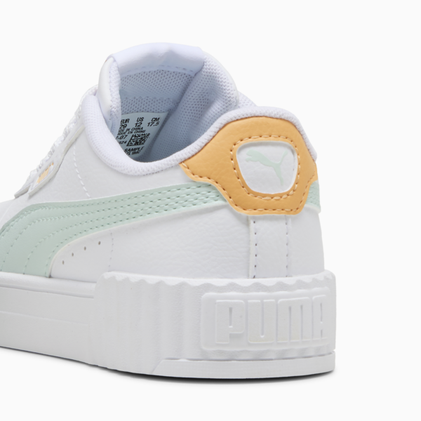 Carina 3.0 Sneakers Kids, PUMA White-Peaceful Blue-Almost Apricot, large-ZAF
