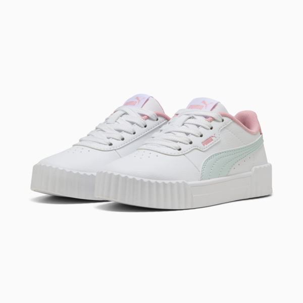 Carina 3.0 Sneakers Kids, PUMA White-Sea Glass, large-ZAF