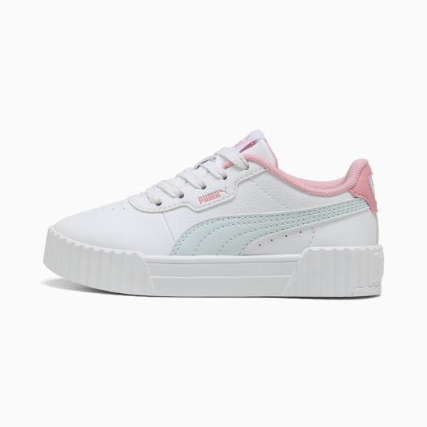 Carina 3.0 Sneakers Kids, PUMA White-Sea Glass, large-ZAF