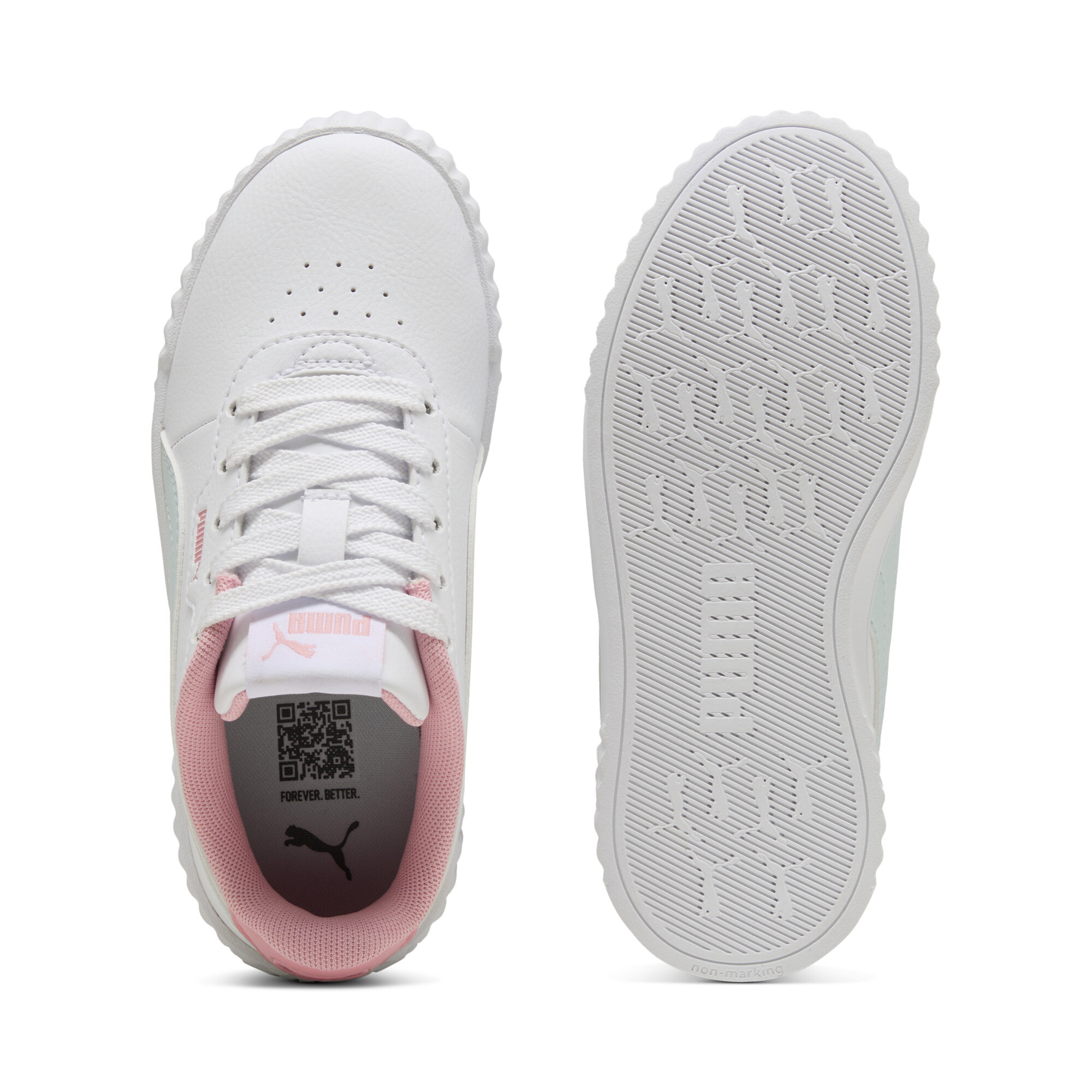 PUMA Carina 3.0 sneakers voor Dames, Wit, Maat 35 thumbnail 4