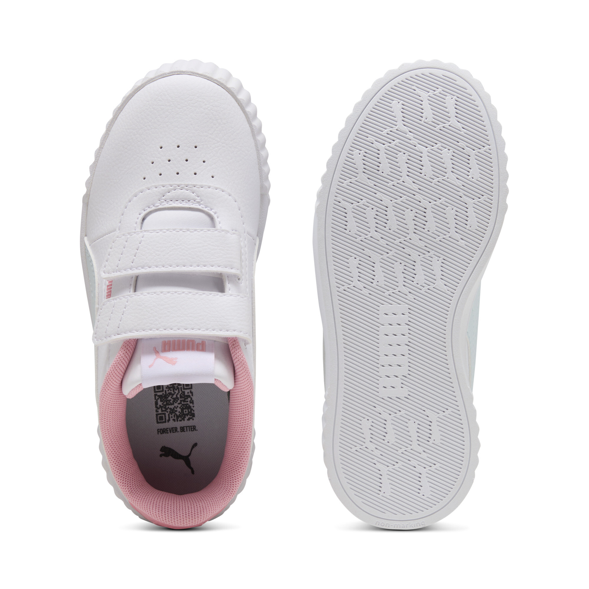 PUMA Carina 3.0 sneakers voor Dames, Wit, Maat 27,5 thumbnail 4