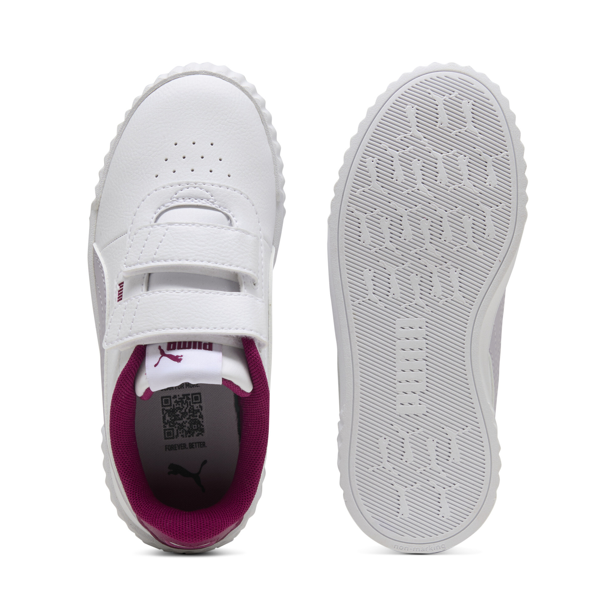 PUMA Carina 3.0 sneakers voor Dames, Wit, Maat 27,5 thumbnail 4