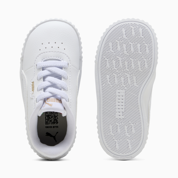 Carina 3.0 Sneakers Toddler, PUMA White-PUMA Gold, large-ZAF