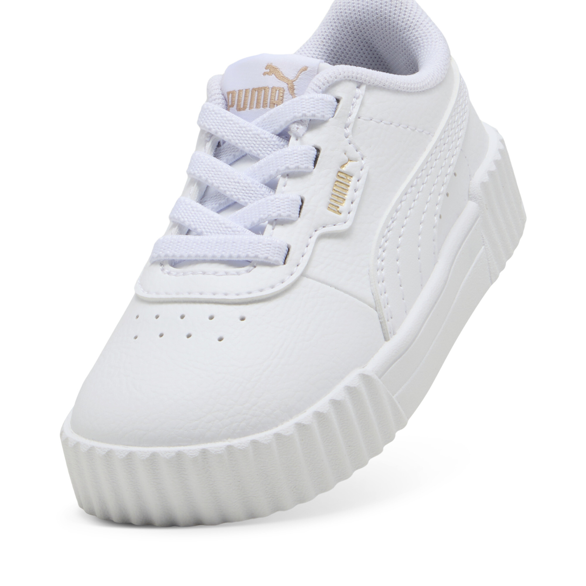 Women's Puma Carina 3.0 Sneakers Toddler, White, Size 27, Shoes