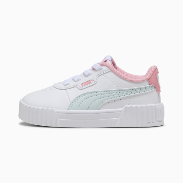 Carina 3.0 Sneakers Toddler, PUMA White-Sea Glass, large-ZAF
