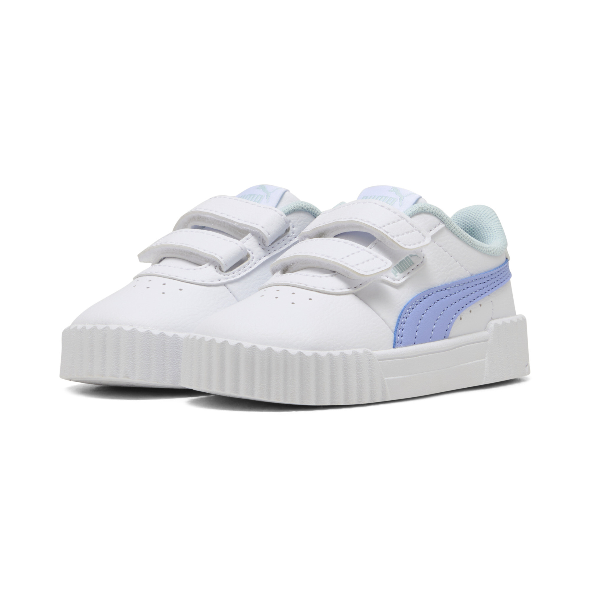 PUMA Carina 3.0 Holo sneakers voor Dames, Wit, Maat 24 thumbnail 6