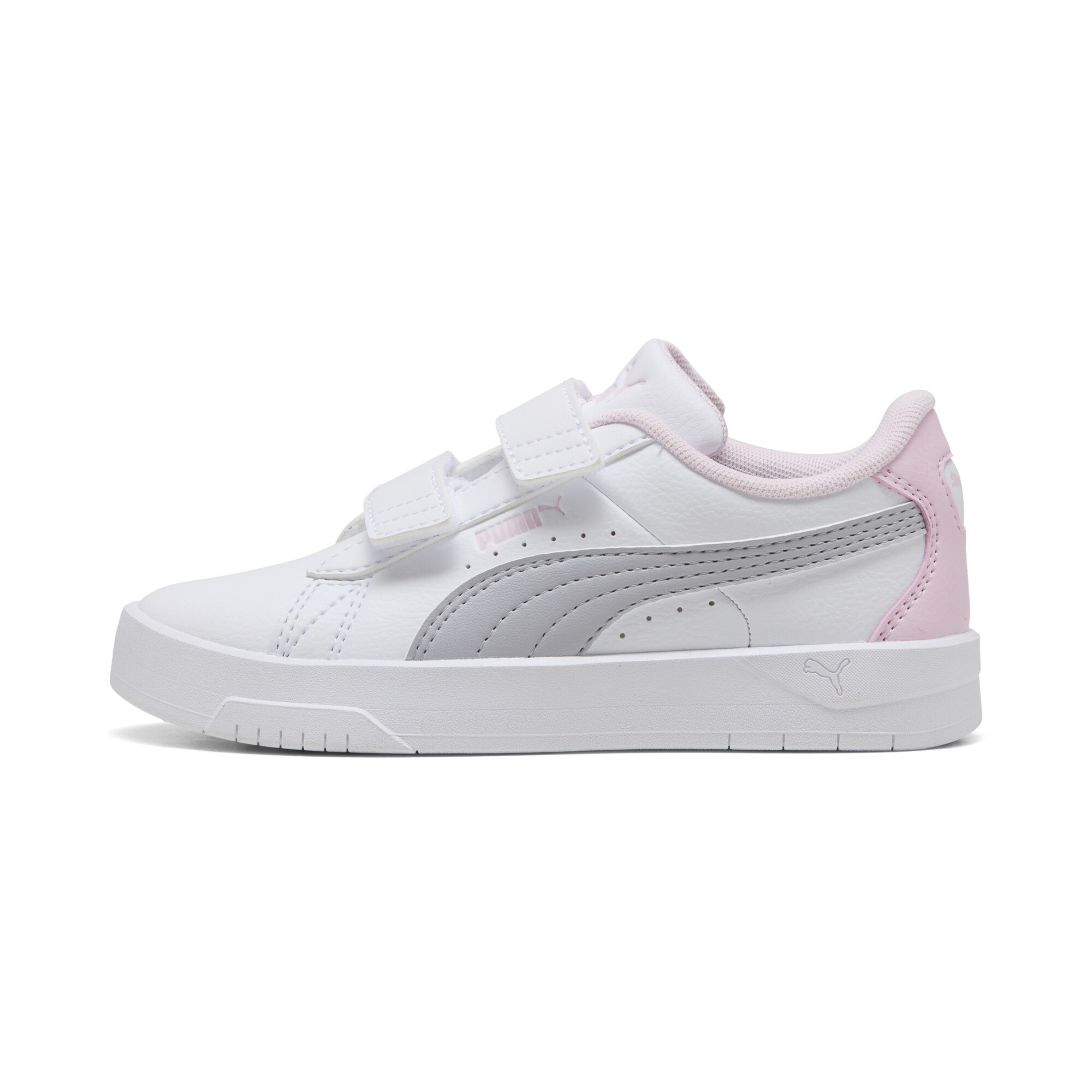 PUMA Jada Classic Little Kids' Easy On Sneakers in White, Size 11.5