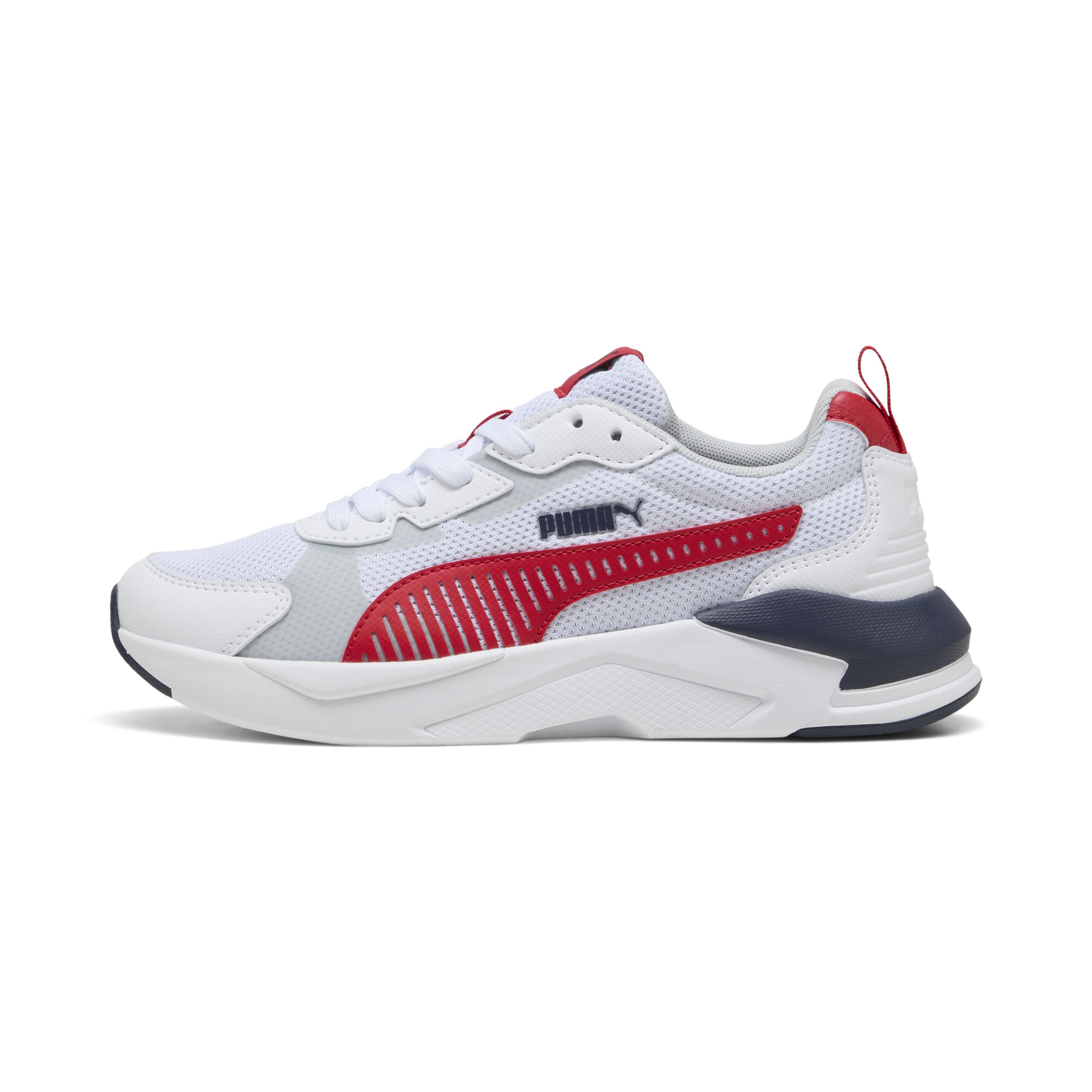 Puma X-Ray 3 Sneakers Teenager Schuhe Für Für Kinder | White/Red/Navy | Größe: 39