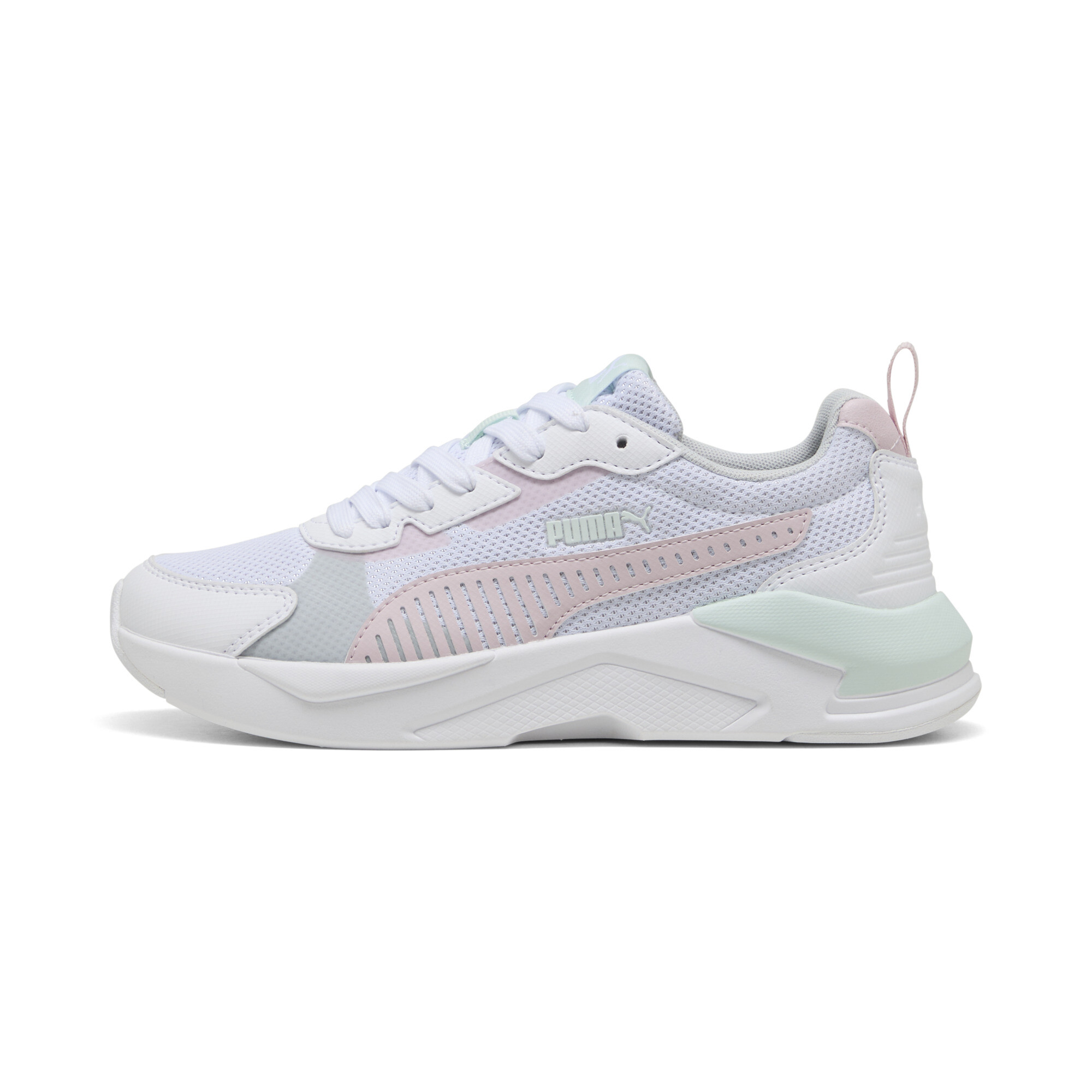 Puma X-Ray 3 Sneakers Teenager Schuhe Für Für Kinder | White/Rose Mauve/Peaceful Blue | Größe: 38.5