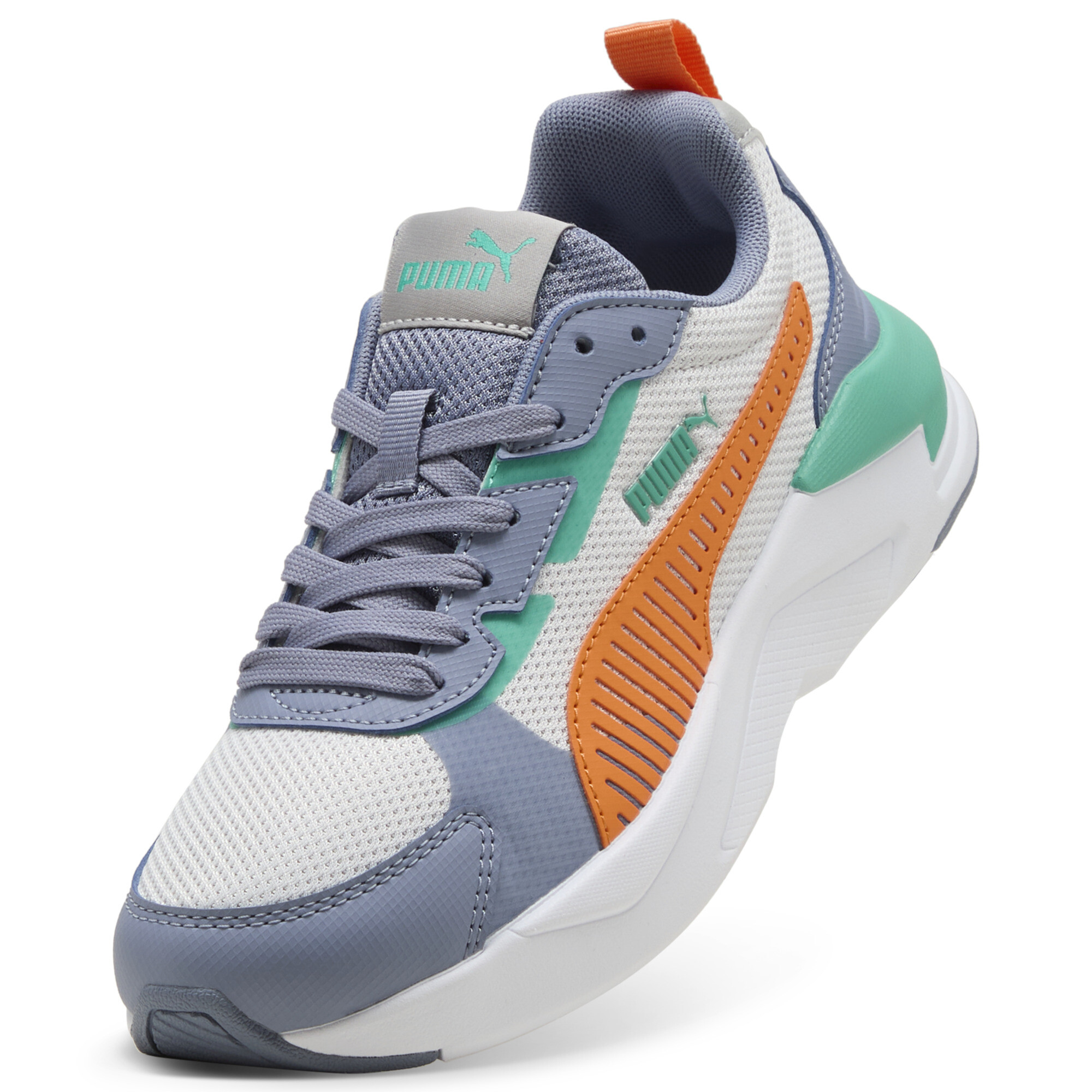 PUMA X-Ray 3 sneakers, Grijs/Oranje, Maat 35,5 thumbnail 2