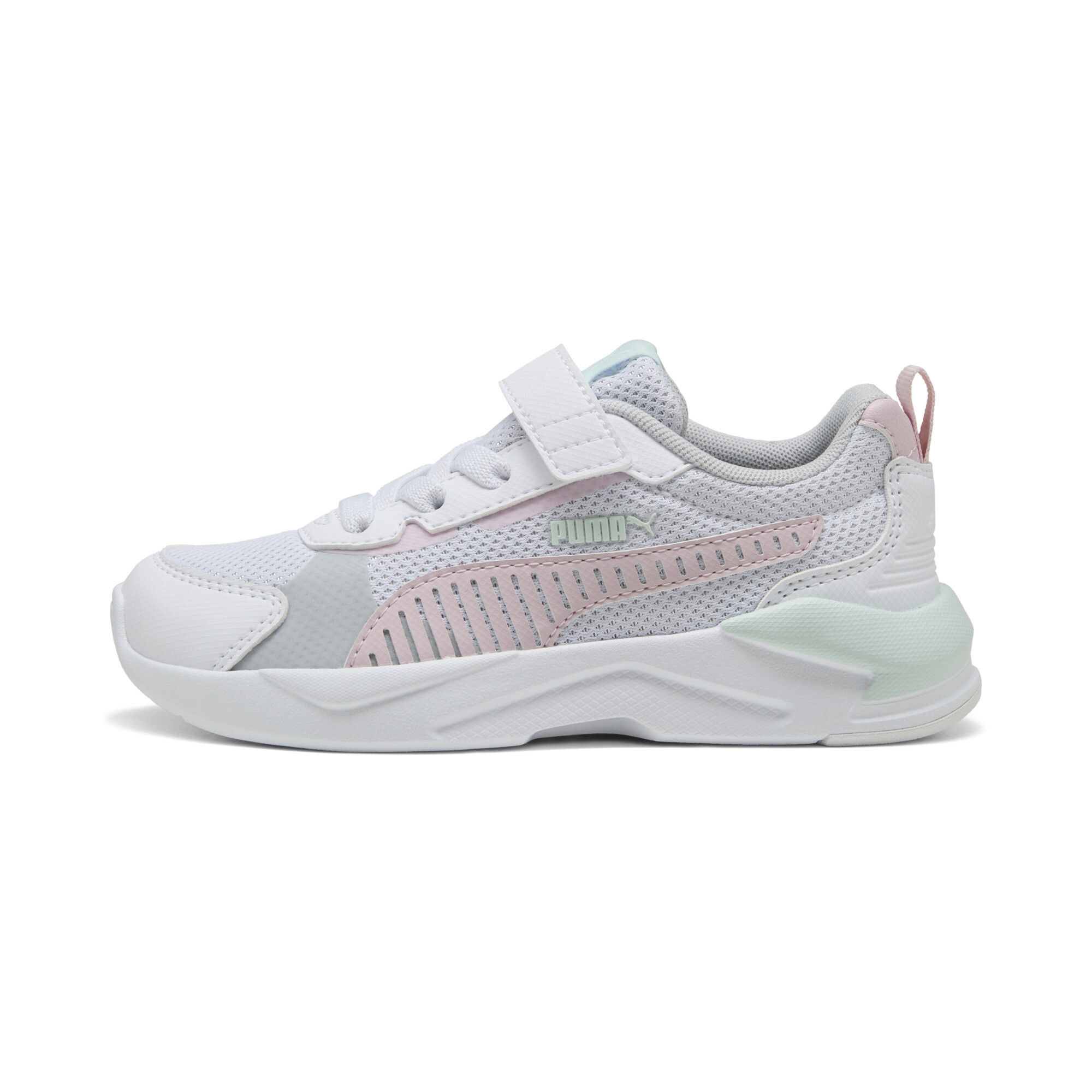 Puma X-Ray 3 Sneakers Kinder Schuhe | White/Rose Mauve/Peaceful Blue | Größe: 34