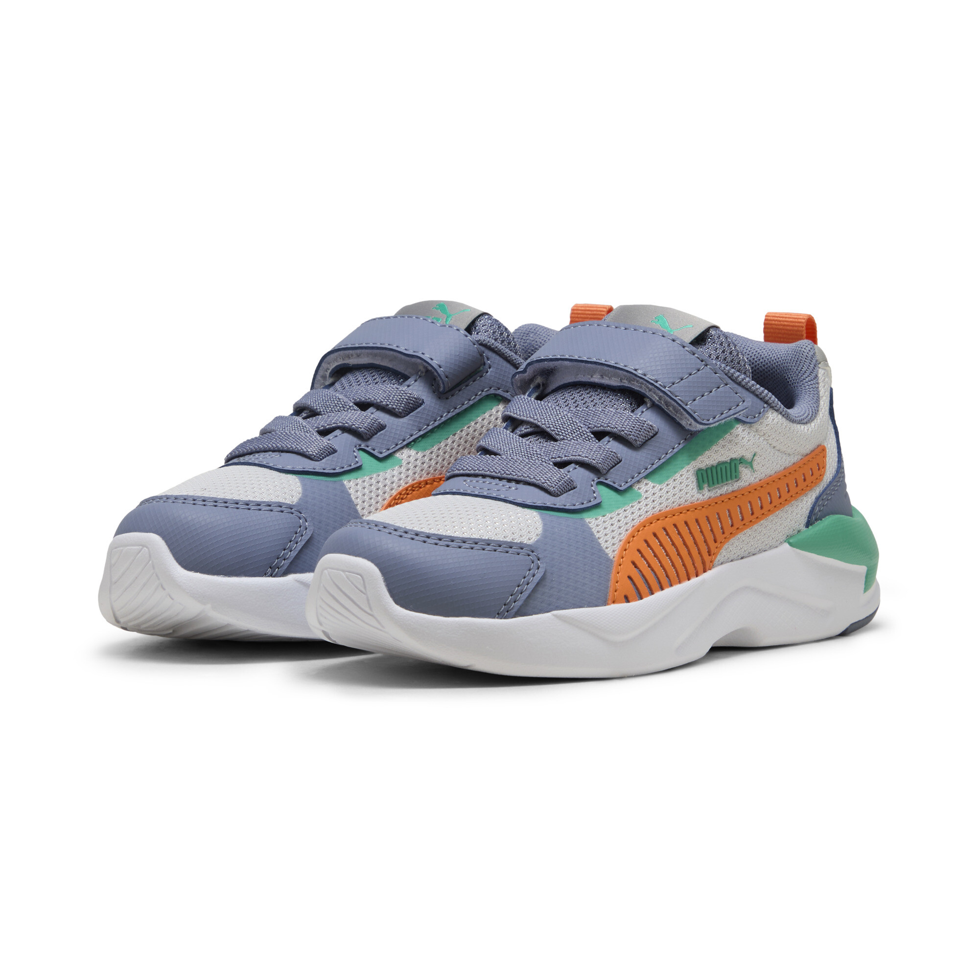 PUMA X-Ray 3 sneakers, Grijs/Oranje, Maat 29 thumbnail 6