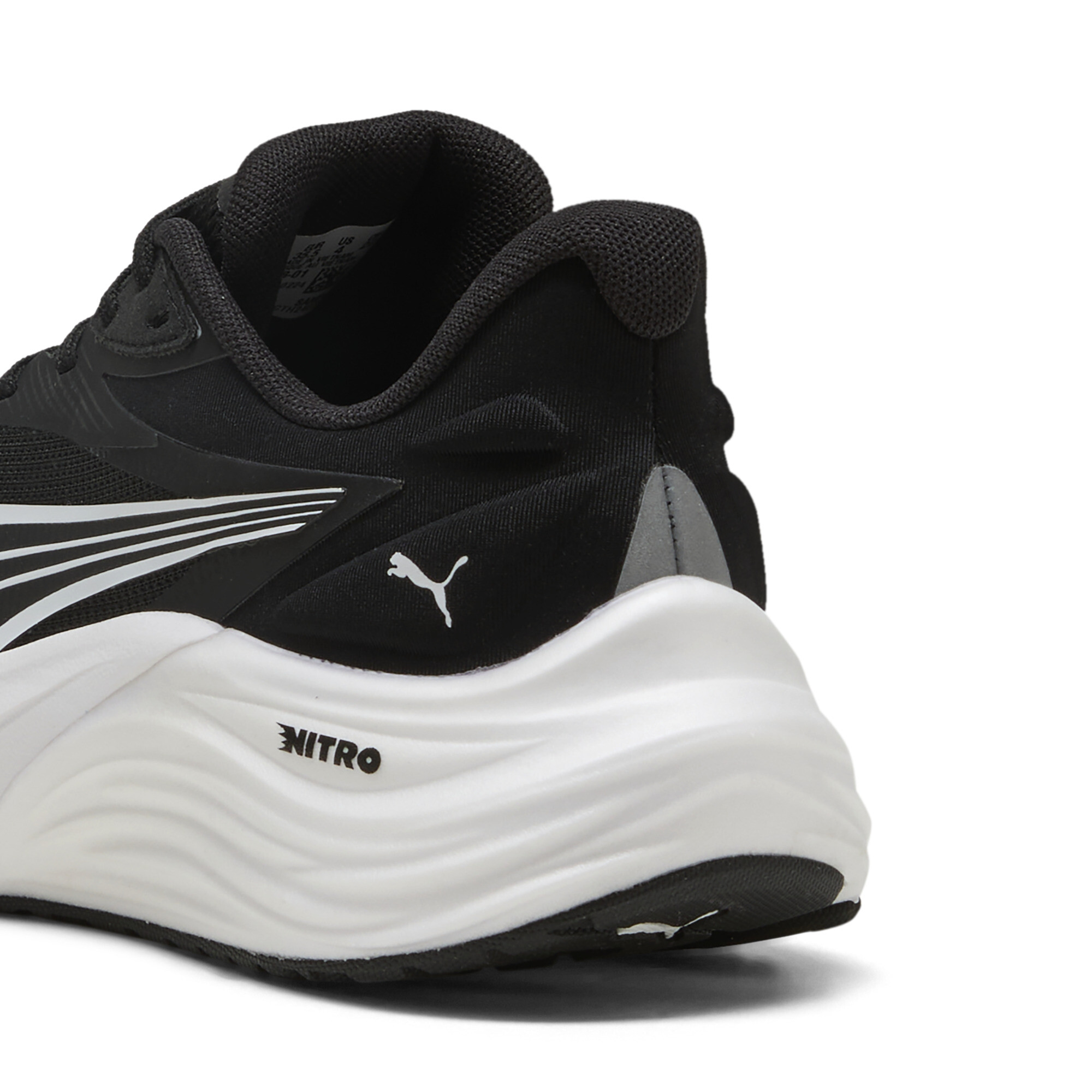 PUMA Electrify NITROâ¢ 4 hardloopschoenen, Zwart/Wit, Maat 35,5 thumbnail 5