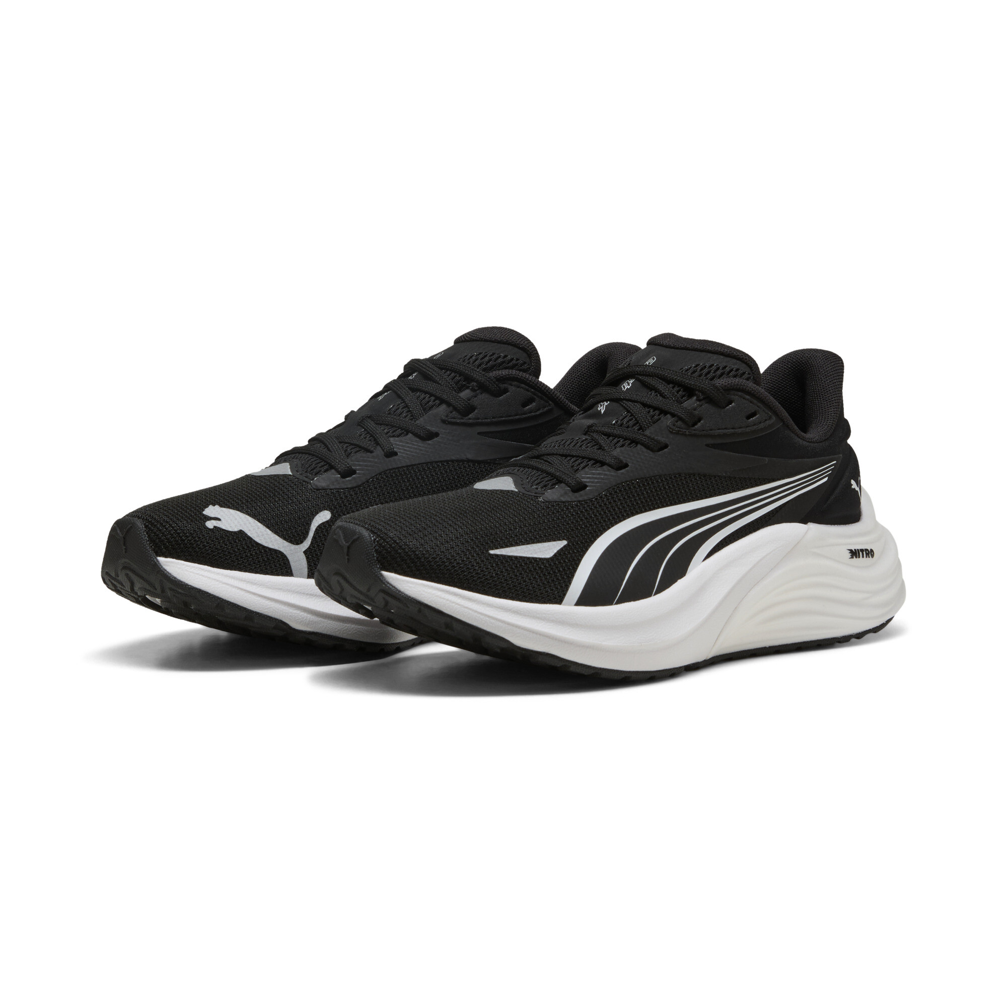 PUMA Electrify NITROâ¢ 4 hardloopschoenen, Zwart/Wit, Maat 35,5 thumbnail 6
