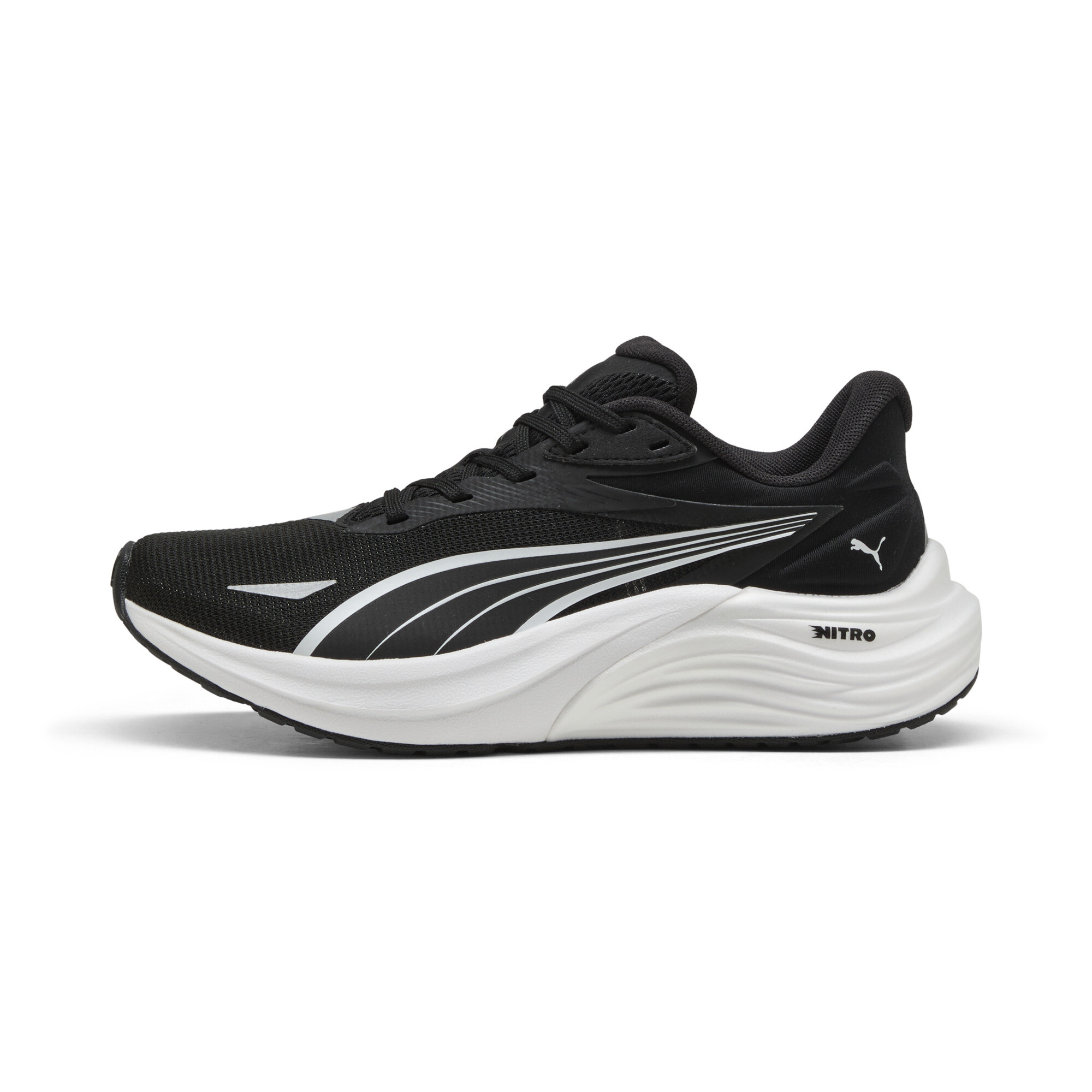 Puma Electrify NITRO™ 4 Laufschuhe Teenager Für Für Kinder | Black/White | Größe: 38.5