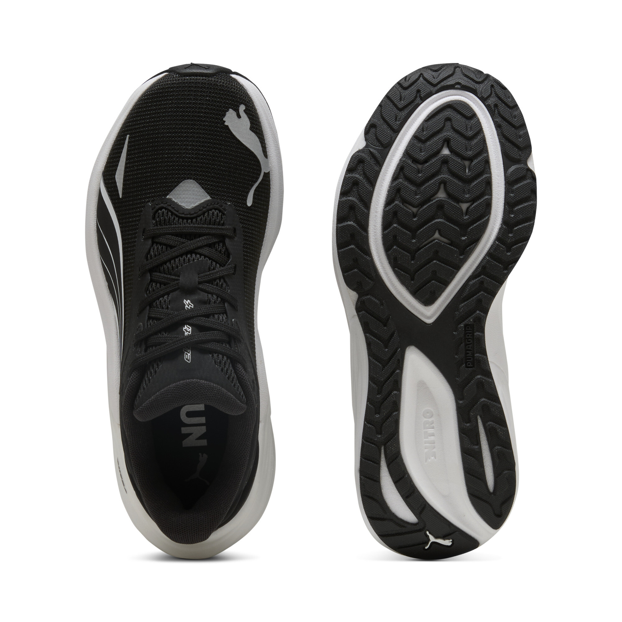 PUMA Electrify NITROâ¢ 4 hardloopschoenen, Zwart/Wit, Maat 35,5 thumbnail 4