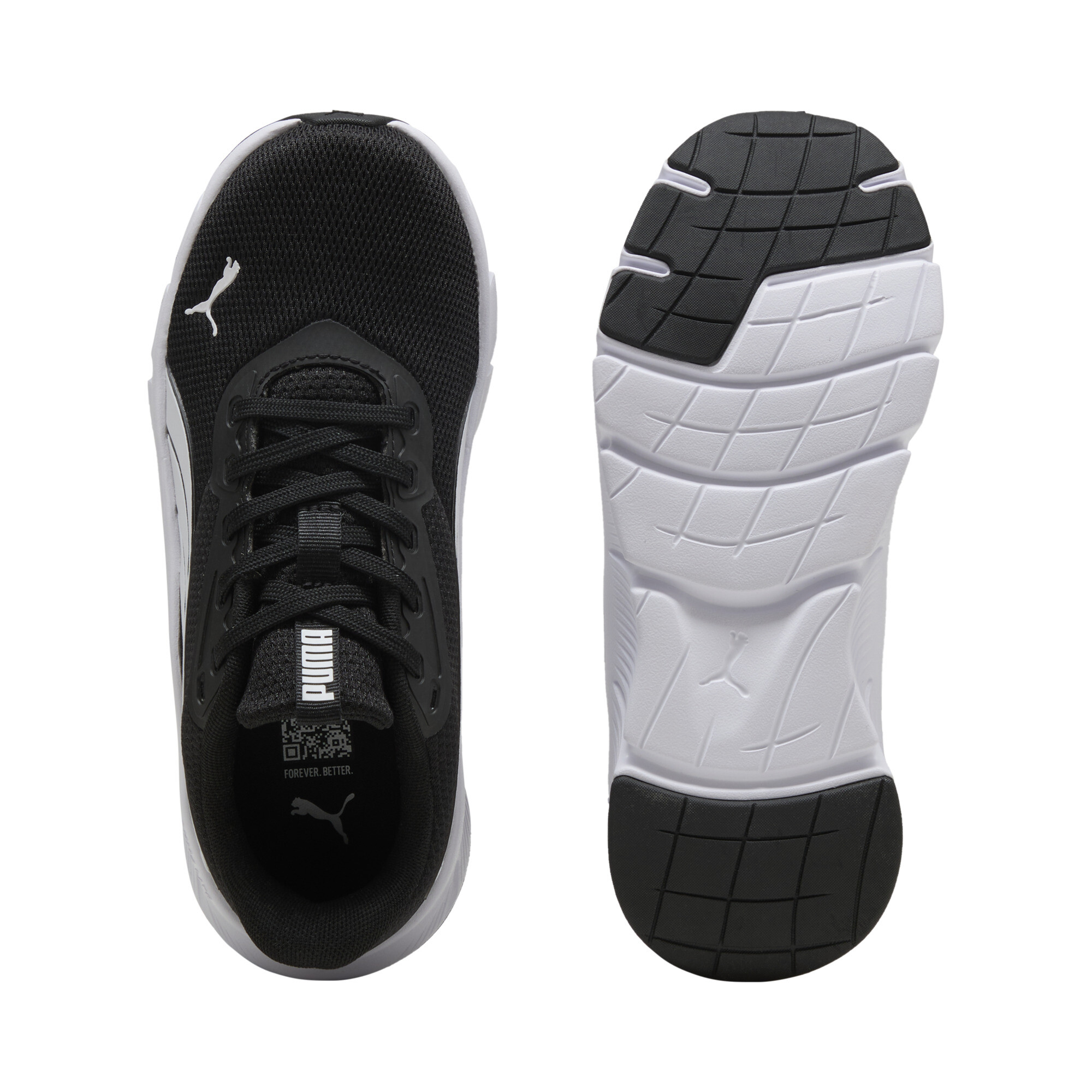 PUMA FlexFocus Lite Modern hardloopschoenen, Zwart/Wit, Maat 36 thumbnail 4