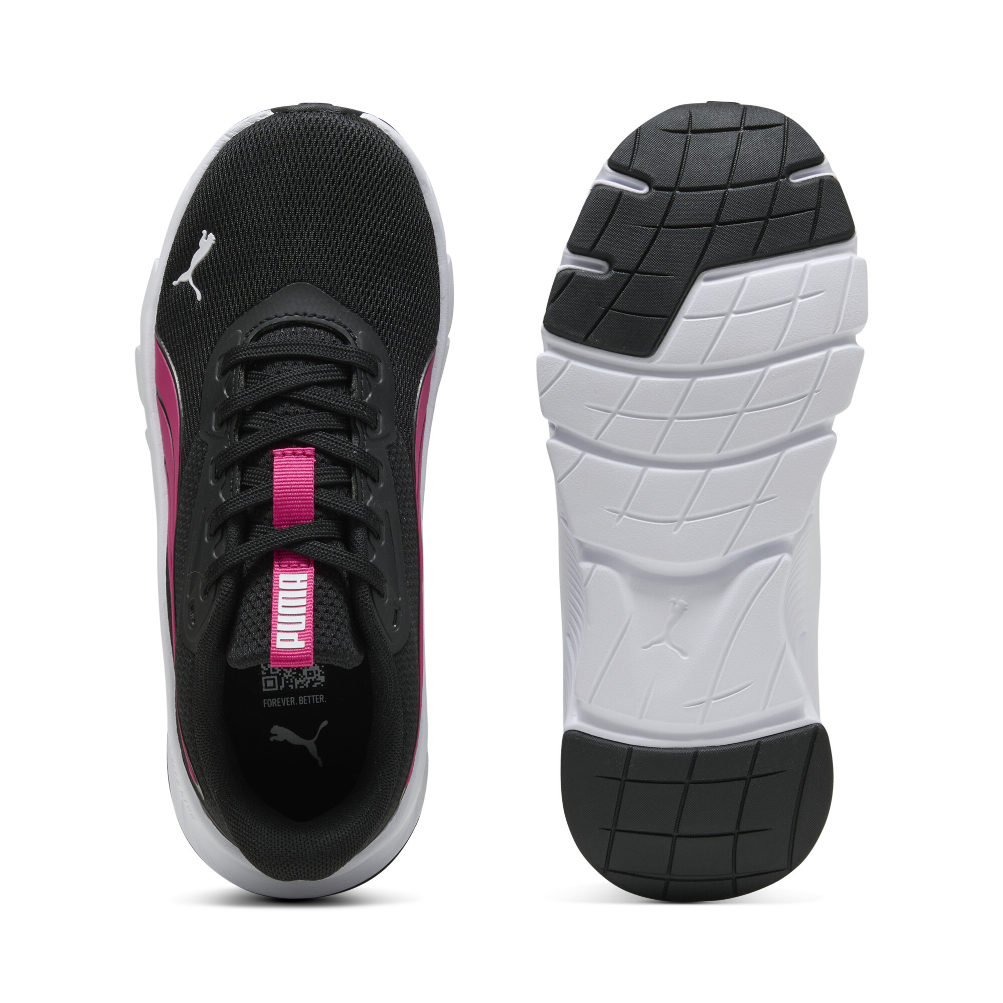 PUMA FlexFocus Lite Modern hardloopschoenen, Roze/Zwart/Wit, Maat 38 thumbnail 4