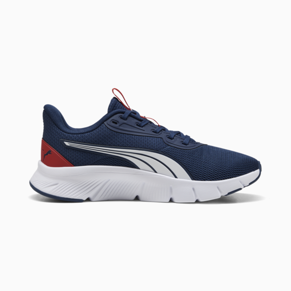 FlexFocus Lite Modern Running Shoes Youth, Persian Blue-Fierce Red-PUMA White, large-ZAF