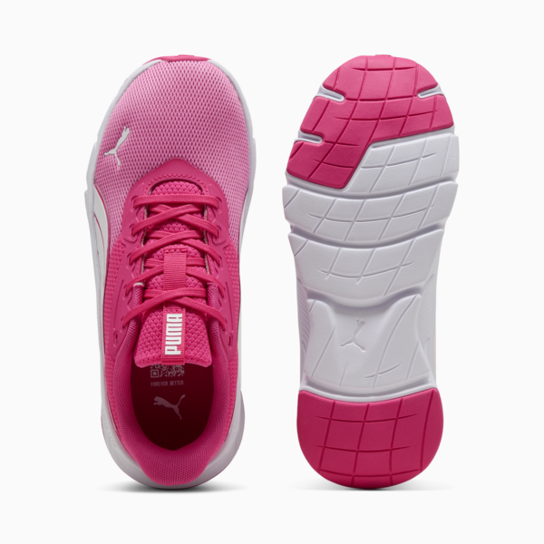 FlexFocus Lite Modern Running Shoes Youth, Glowing Pink-Posie Pink-PUMA White, large-ZAF