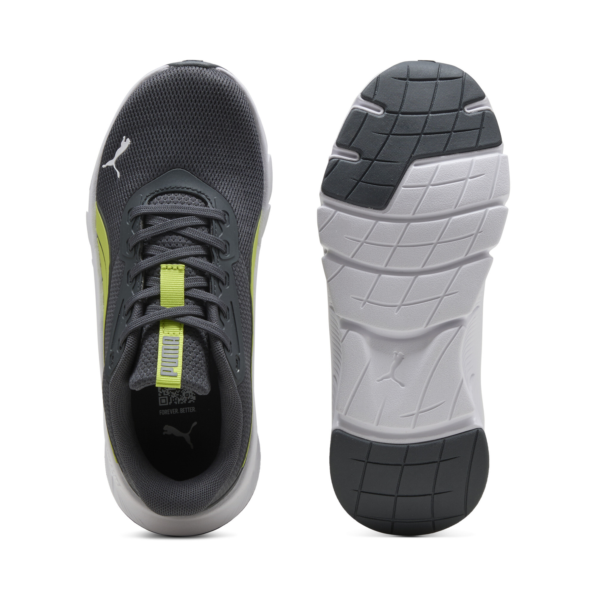 PUMA FlexFocus Lite Modern hardloopschoenen, Grijs/Wit, Maat 38,5 thumbnail 4