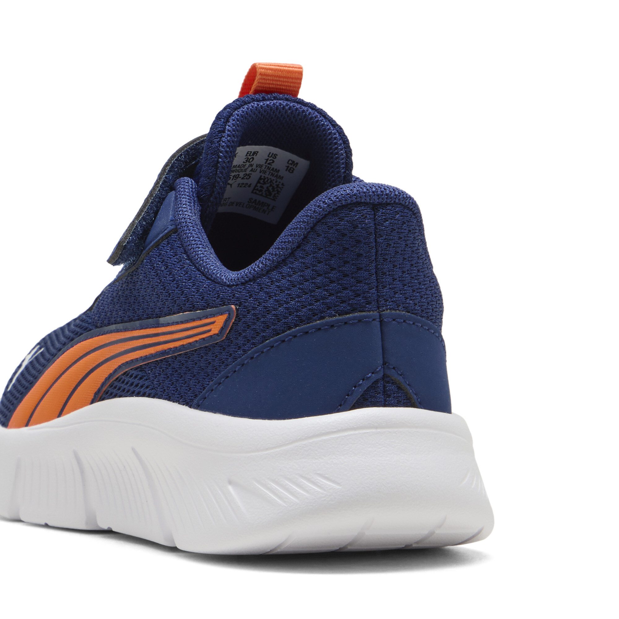 PUMA FlexFocus Modern hardloopschoenen, Blauw/Wit/Oranje, Maat 28 thumbnail 5