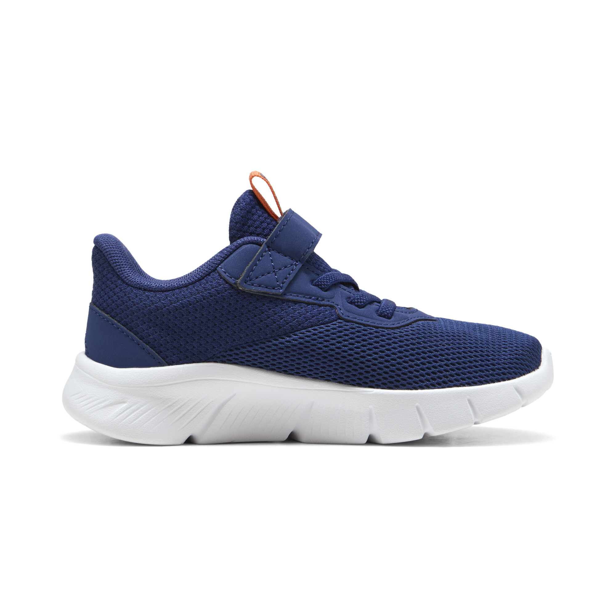 PUMA FlexFocus Modern hardloopschoenen, Blauw/Wit/Oranje, Maat 28 thumbnail 3