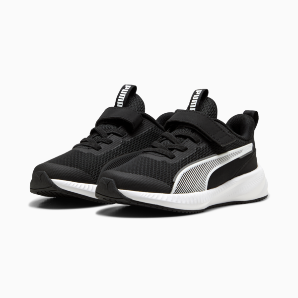 Zapatillas Flyer 3 para niños, PUMA Black-PUMA White, large-ARG
