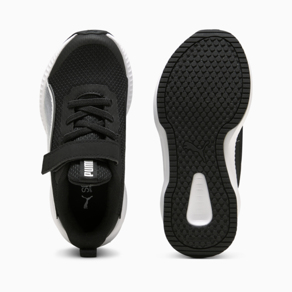 Zapatillas Flyer 3 para niños, PUMA Black-PUMA White, large-ARG
