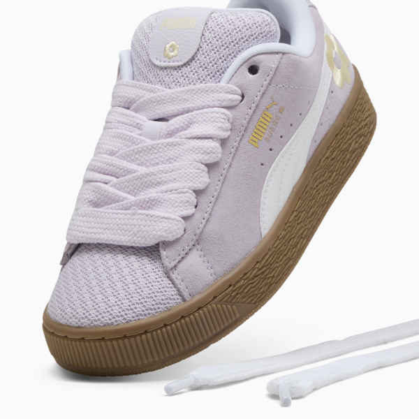Tenis Suede XL Summer Feels para niñas, Lilac Frost-PUMA White, large-MEX