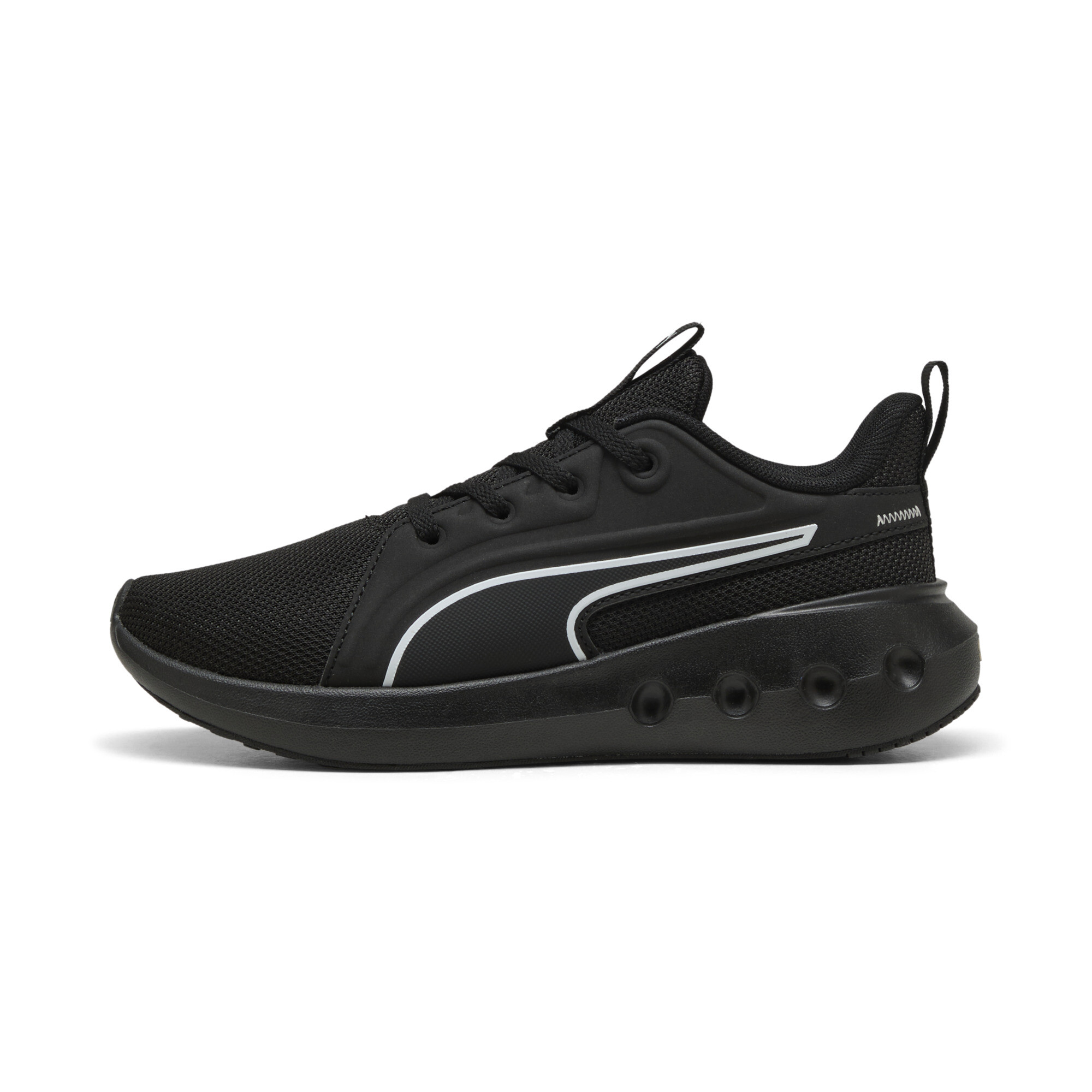Puma Softride Carson Jr Youth Shoes In Black