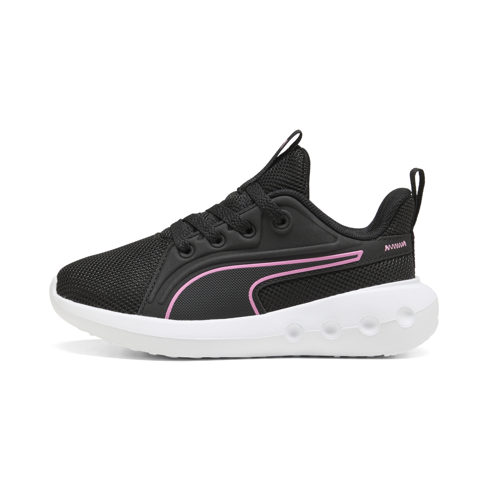 PUMA Soft Carson Little Kids' Running Shoes in Black, Size 2
