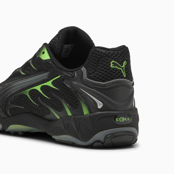 Inhale Sneakers Unisex, PUMA Black-Green Glare, large-ZAF