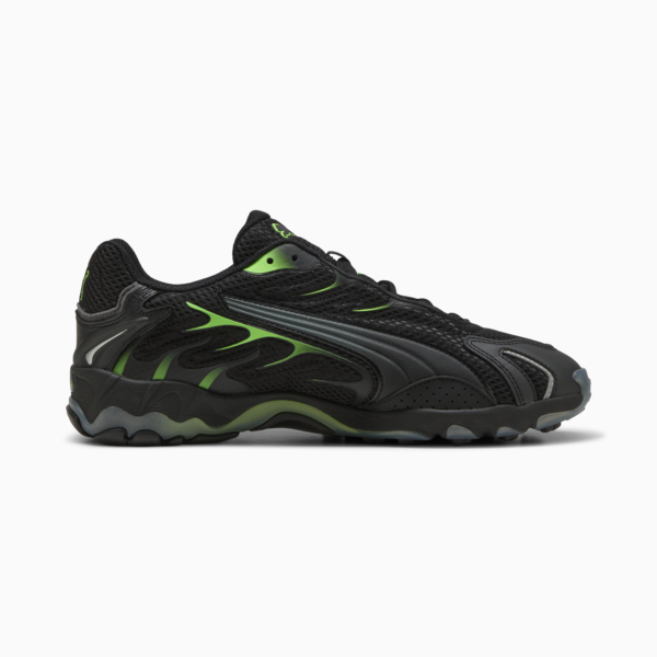 Inhale Sneakers Unisex, PUMA Black-Green Glare, large-ZAF