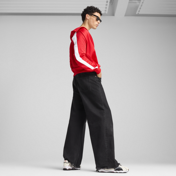 Inhale Sneakers Unisex, Warm White-For All Time Red, large-MEX