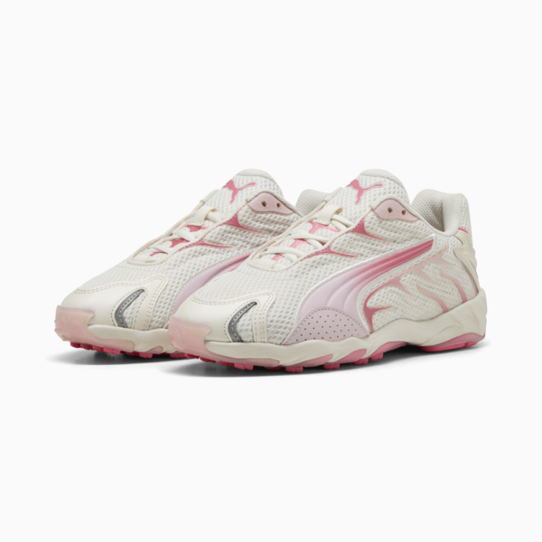 Inhale Sneakers Unisex, Warm White-Magic Rose, large-MEX