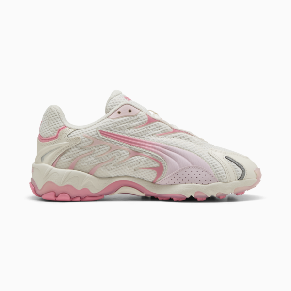 Inhale Sneakers Unisex, Warm White-Magic Rose, large-MEX