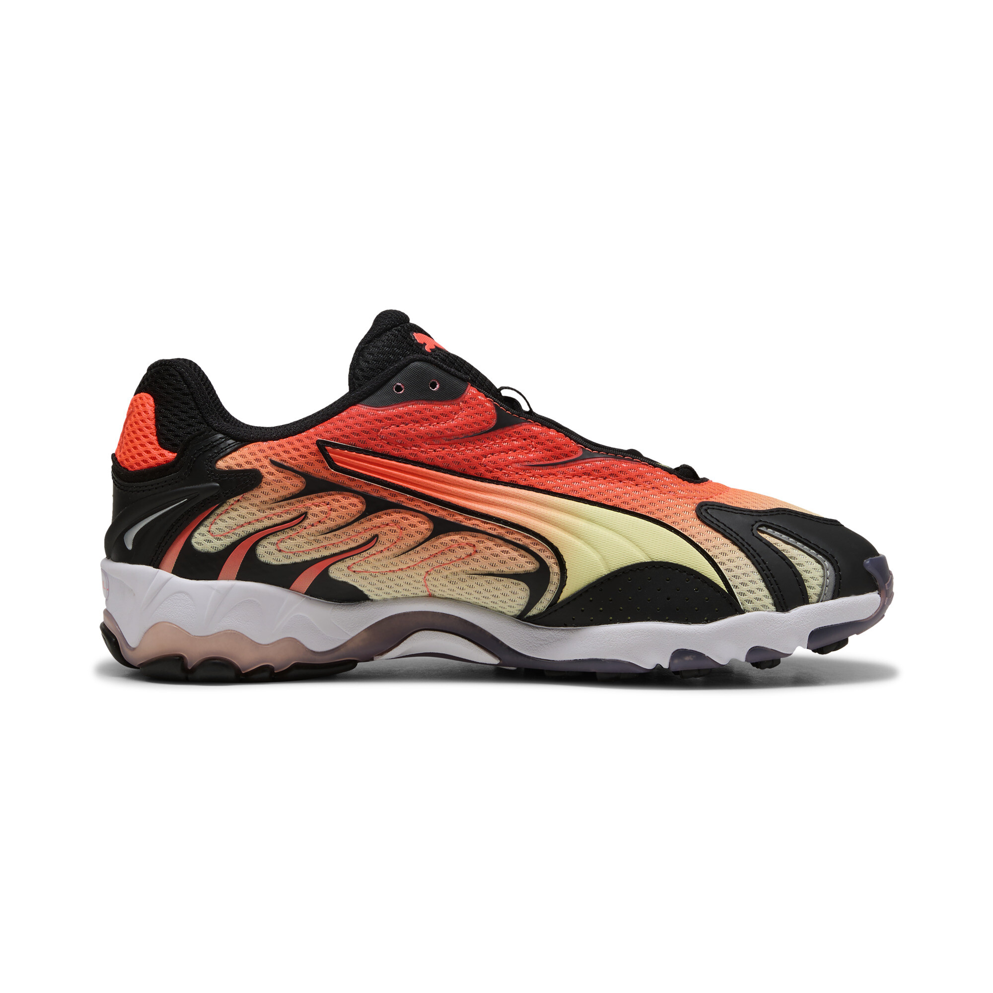 PUMA Inhale uniseks sneakers, Zwart/Rood, Maat 37,5 thumbnail 3