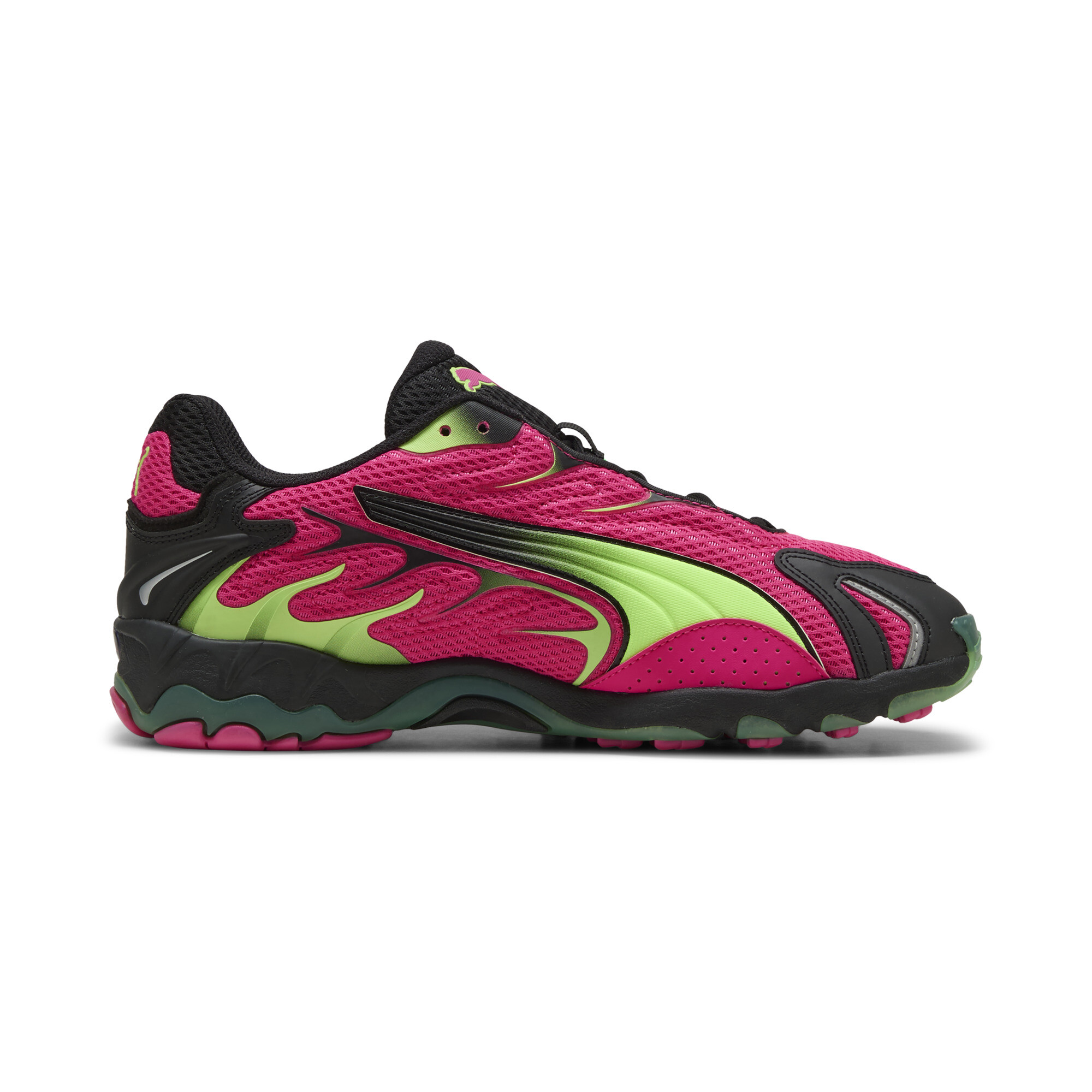 PUMA Inhale uniseks sneakers, Roze/Groen, Maat 38,5 thumbnail 3