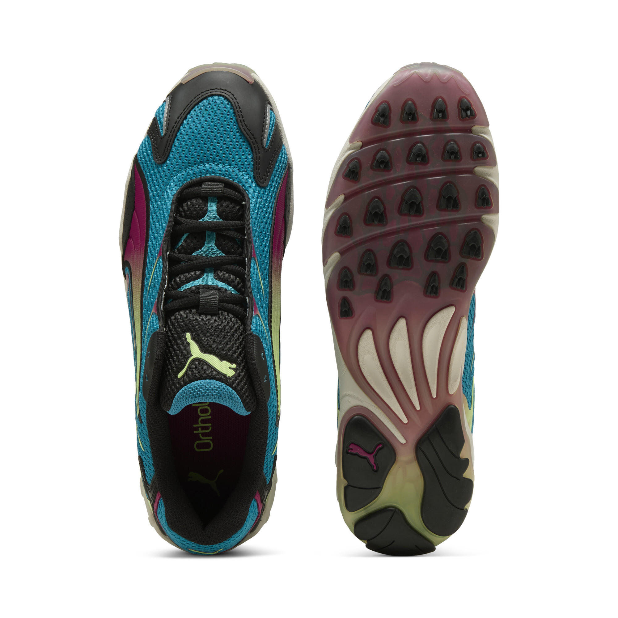 PUMA Inhale uniseks sneakers, Blauw, Maat 40,5 thumbnail 4