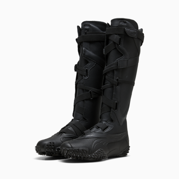 Mostro Leather Boots Women, PUMA Black, large-ZAF