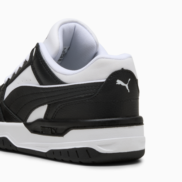 Rebound Retro Sneakers Youth, PUMA White-PUMA Black, large-ZAF