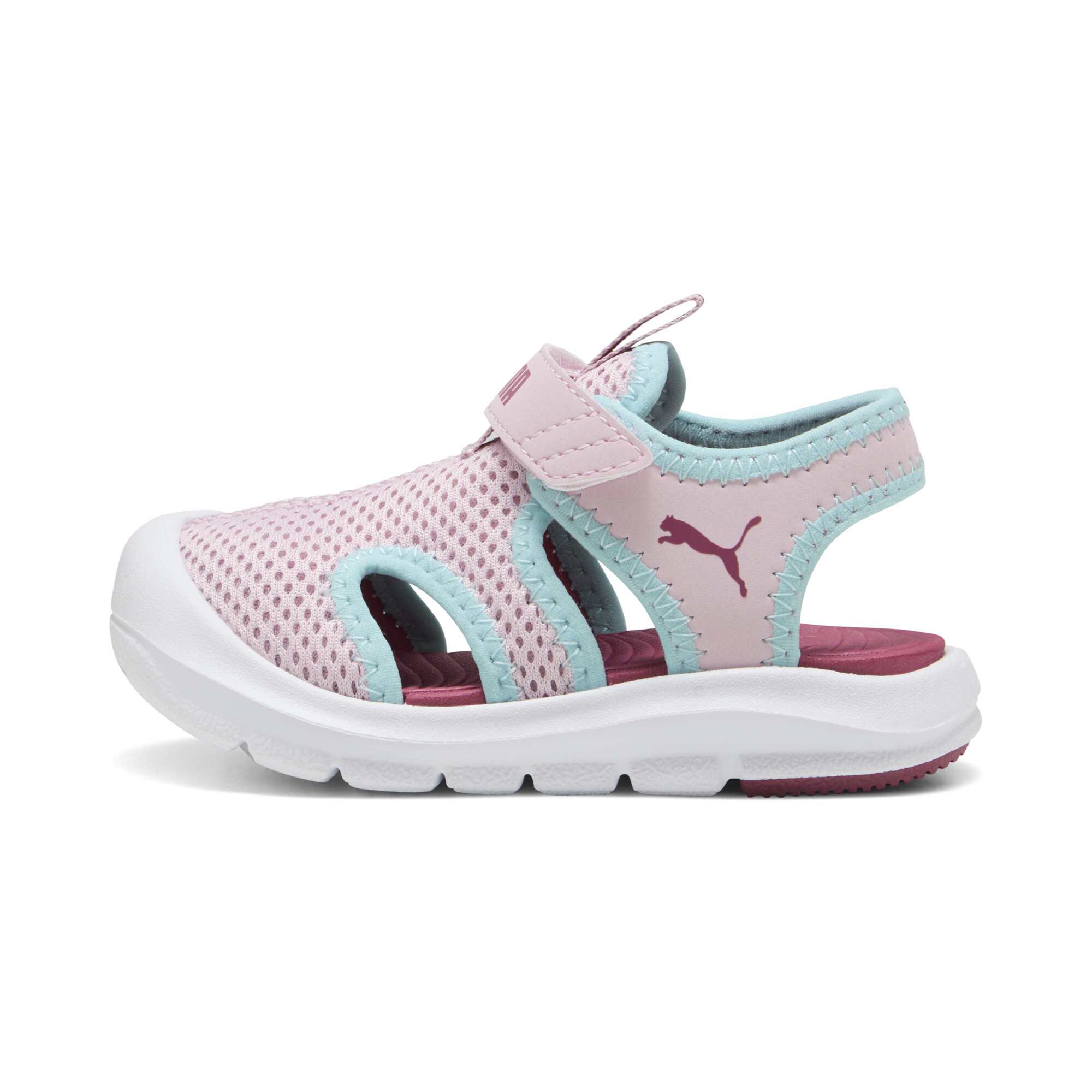 Puma Fun Racer Mesh Sandalen Kleinkinder | Rose Mauve/Port/Safe Lake | Größe: 25